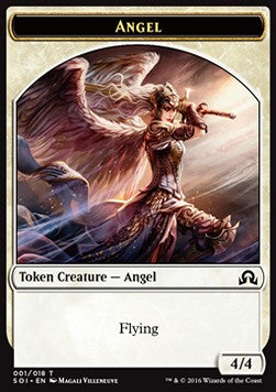 Angel Token (White 4/4) - Shadows over Innistrad (Token) [SOI-T1]
