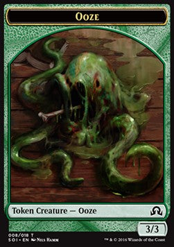 Ooze Token (Green 3/3) - Shadows over Innistrad (Token) [SOI-T8]