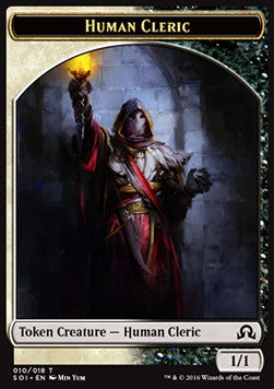 Human Cleric Token (White and Black 1/1) - Shadows over Innistrad (Token) [SOI-T10]