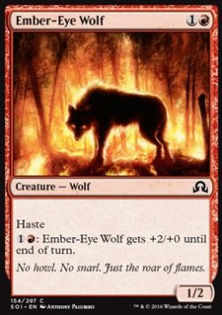 Ember-Eye Wolf - Shadows over Innistrad (Common) [SOI-154]