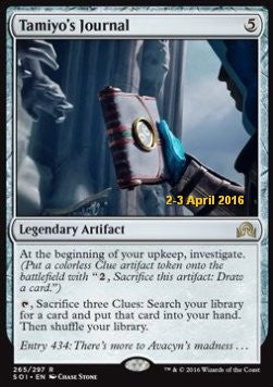 Tamiyo's Journal - Shadows over Innistrad: Promos (Rare) [PSOI-265]