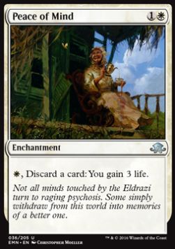 Peace of Mind - Eldritch Moon (Uncommon) [EMN-36]