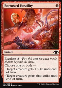 Borrowed Hostility - Eldritch Moon (Common) [EMN-121]