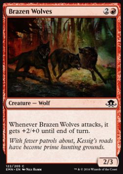 Brazen Wolves - Eldritch Moon (Common) [EMN-122]