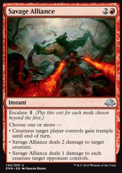 Savage Alliance - Eldritch Moon (Uncommon) [EMN-140]