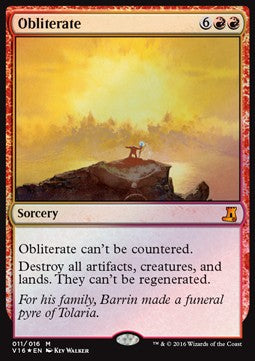 Obliterate - From the Vault: Lore (Mythic) [V16-11]