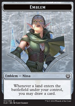 Nissa, Vital Force Emblem - Kaladesh (Token) [KLD-T11]