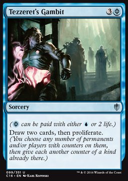 Tezzeret's Gambit - Commander 2016 (Uncommon) [C16-99]