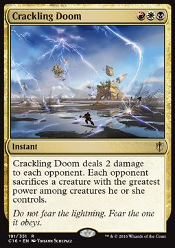 Crackling Doom - Commander 2016 (Rare) [C16-191]