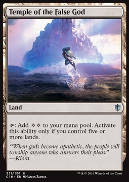 Temple of the False God - Commander 2016 (Uncommon) [C16-331]