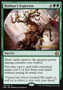 Rishkar's Expertise - Aether Revolt: Promos (Rare) [PAER-123]