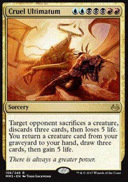 Cruel Ultimatum - Modern Masters 2017 (Rare) [MM3-158]