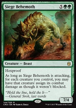 Siege Behemoth - Commander Anthology (Rare) [CMA-144]