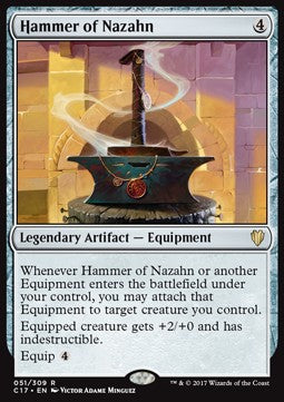Hammer of Nazahn - Commander 2017 (Rare) [C17-51]