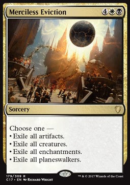 Merciless Eviction - Commander 2017 (Rare) [C17-179]