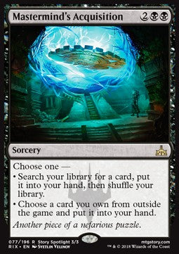 Mastermind's Acquisition - Rivals of Ixalan (Rare) [RIX-77]