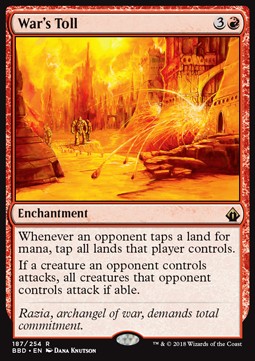 War's Toll - Battlebond (Rare) [BBD-187]