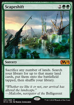 Scapeshift - Core 2019 (Mythic) [M19-201]
