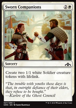 Sworn Companions - Guilds of Ravnica (Common) [GRN-27]