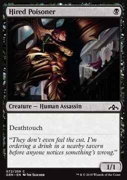 Hired Poisoner - Guilds of Ravnica (Common) [GRN-72]