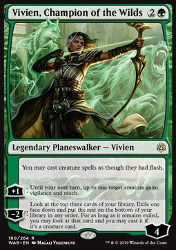 Vivien, Champion of the Wilds - War of the Spark (Rare) [WAR-180]