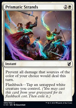 Prismatic Strands - Commander 2019 (Common) [C19-69]