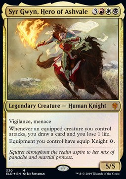 Syr Gwyn, Hero of Ashvale - Throne of Eldraine: Extras (Mythic) [XELD-330]
