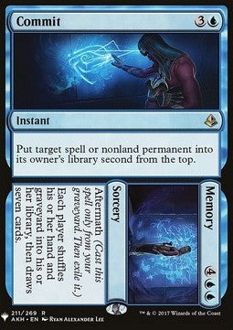 Commit // Memory - Mystery Booster (Rare) [MYS-211]