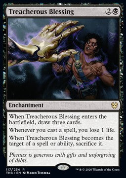 Treacherous Blessing - Theros Beyond Death (Rare) [THB-117]