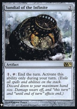 Sundial of the Infinite - Mystery Booster (Rare) [MYS-218]