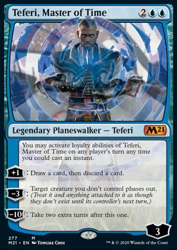 Teferi, Master of Time (V.3) - Core 2021: Extras (Mythic) [XM21-277]