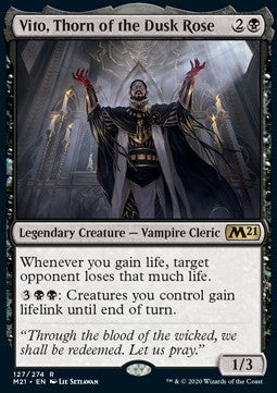 Vito, Thorn of the Dusk Rose - Core 2021 (Rare) [M21-127]