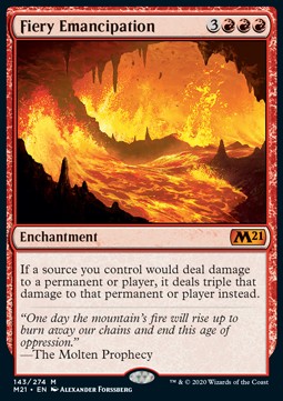 Fiery Emancipation - Core 2021 (Mythic) [M21-143]