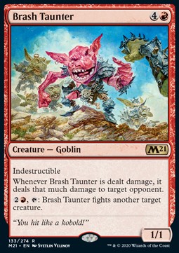 Brash Taunter - Core 2021 (Rare) [M21-133]