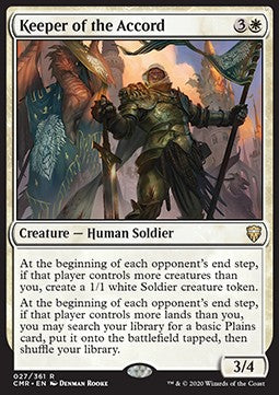Keeper of the Accord - Commander Legends (Rare) [CMR-27]