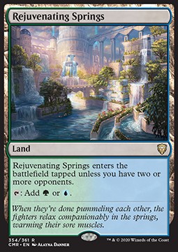 Rejuvenating Springs - Commander Legends (Rare) [CMR-354]