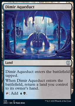 Dimir Aqueduct - Commander: Zendikar Rising (Uncommon) [ZNC-126]