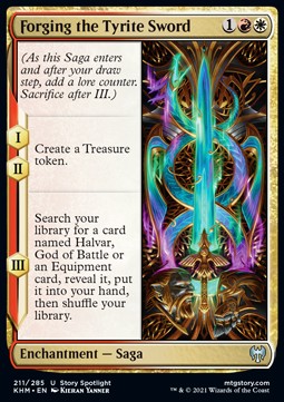 Forging the Tyrite Sword - Kaldheim (Uncommon) [KHM-211]