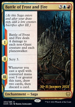 Battle of Frost and Fire (V.1) - Kaldheim: Promos (Rare) [PKHM-204]