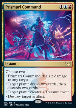 Prismari Command - Strixhaven: School of Mages (Rare) [STX-214]