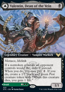 Valentin, Dean of the Vein // Lisette, Dean of the Root - Strixhaven: School of Mages: Extras (Rare) [XSTX-333]