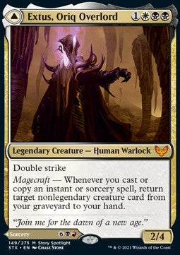Extus, Oriq Overlord // Awaken the Blood Avatar - Strixhaven: School of Mages (Mythic) [STX-149]