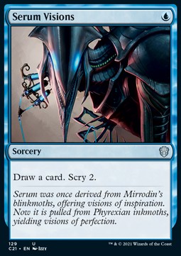 Serum Visions - Commander: Strixhaven (Uncommon) [C21-129]