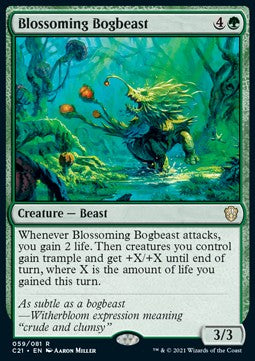 Blossoming Bogbeast - Commander: Strixhaven (Rare) [C21-59]