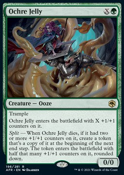 Ochre Jelly - Adventures in the Forgotten Realms (Rare) [AFR-196]