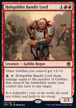 Hobgoblin Bandit Lord - Adventures in the Forgotten Realms (Rare) [AFR-147]