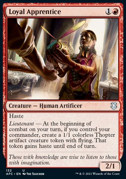 Loyal Apprentice - Commander: Adventures in the Forgotten Realms (Uncommon) [AFC-132]