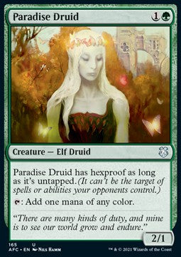 Paradise Druid - Commander: Adventures in the Forgotten Realms (Uncommon) [AFC-165]