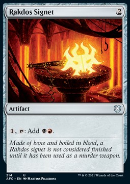Rakdos Signet - Commander: Adventures in the Forgotten Realms (Uncommon) [AFC-214]