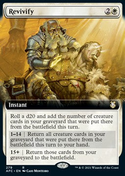 Revivify - Commander: Adventures in the Forgotten Realms: Extras (Rare) [XAFC-279]